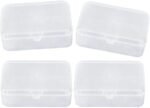 Clear rectangular mini storage box