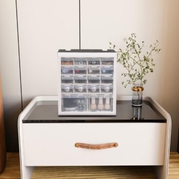 18-drawer plastic screw storage organizer