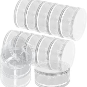 Stackable clear plastic storage box