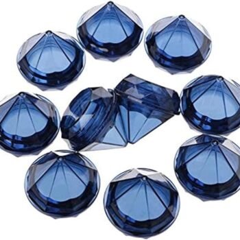 Diamond-shaped plastic jar