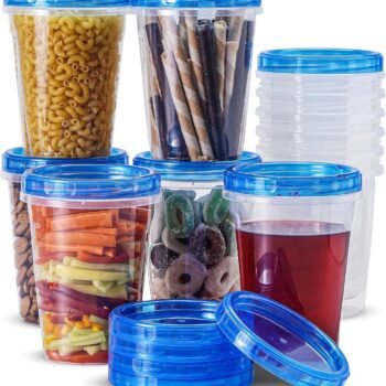 24-piece storage box set with lids
